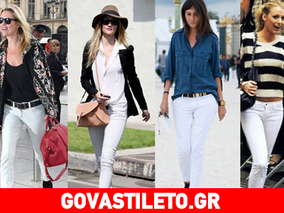 Πώς να συνδυάσεις το λευκό σου τζιν και τον χειμώνα!